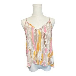🆕 ✨ NWT ASTRID “Wave” Print Cami Tank Top, Made in Italy | Women’s Sz M
